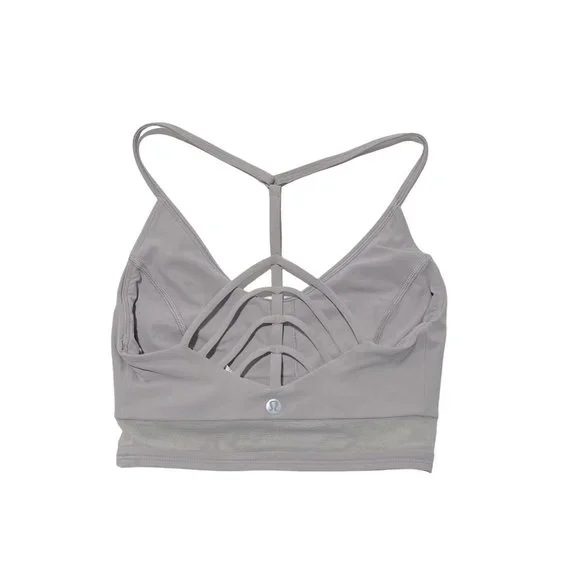 NEW Lululemon Get Strappy Bra Chrome - Picture 7 of 9